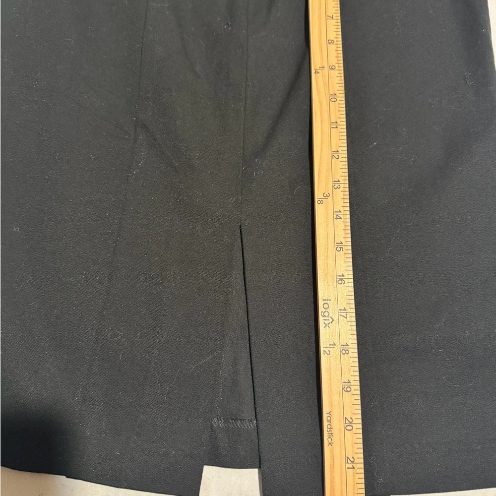 GAP Stretch Black Skirt, Back Slit,‎ Women's 2 NWT #1209